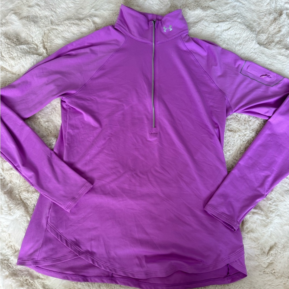 Purple Under Armor quarter zip